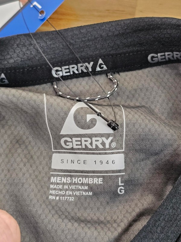 L / LARGE - BLACK - Gerry Men's Lightweight Cool Knit Active Gym Tee Shirt gallery
