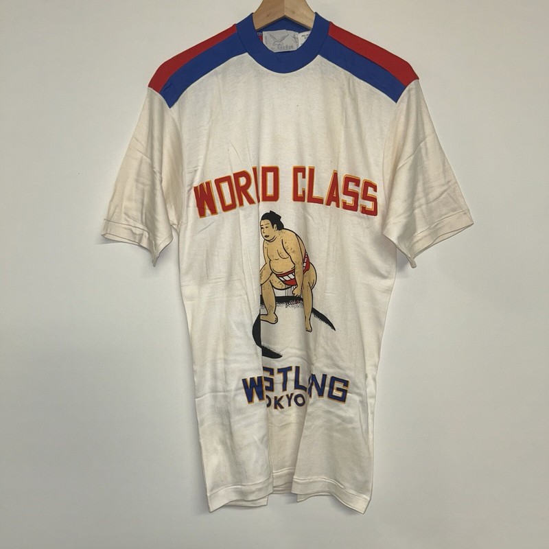 Vintage 1980’s World Class Wrestling Tokyo T-shirt, Deadstock, Size Adult Medium
