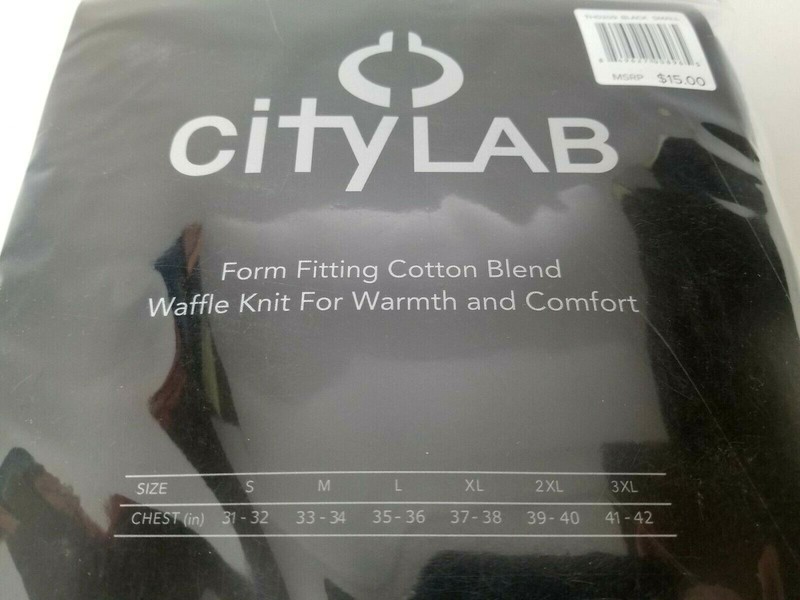 New Men's CityLAB Fitted Thermal Crewneck Shirt Select Color & Size gallery