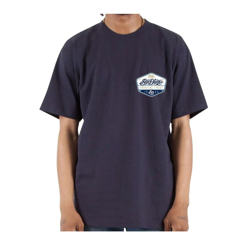 Dyse One "SD Patch" Short Sleeve Tee Navy Men's San Diego T-Shirt