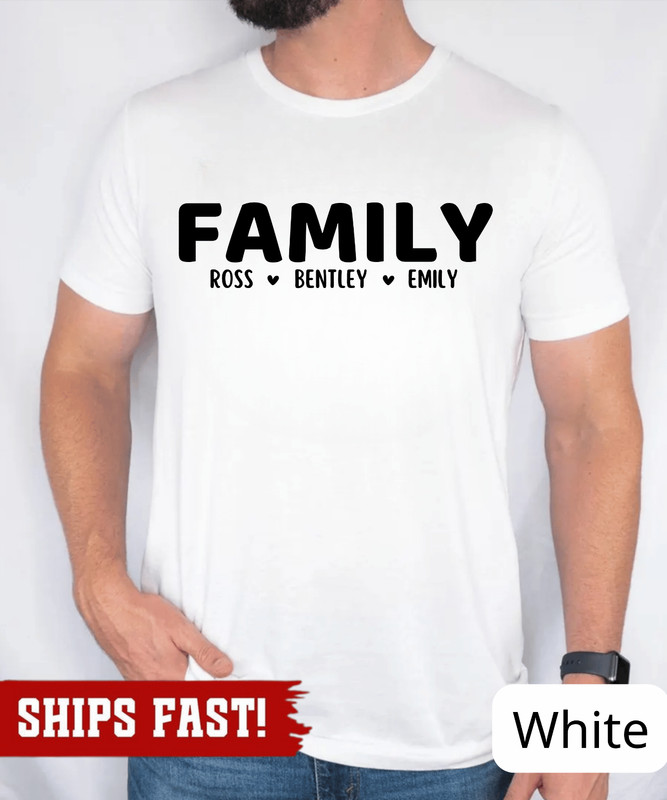 Family Picture Tee, Custom Photo Shirt, Personalized T-shirt for Dad, Mom, Famil
