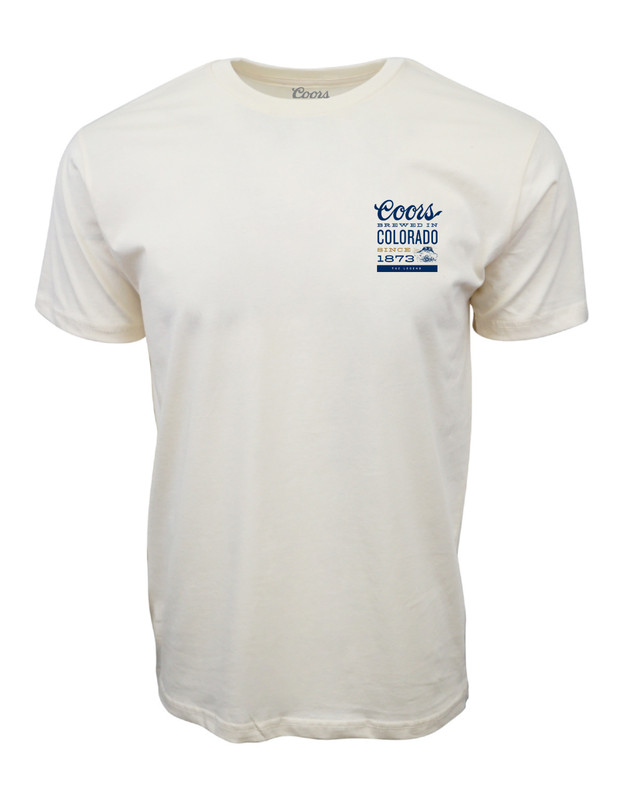 COORS BREWED BEER COLORORADO ESTABLISHED UNISEX T SHIRT