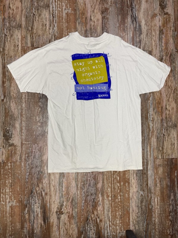 Vintage 90’s Wachovia Bank T-Shirt Size XL Financial Chemistry Money
