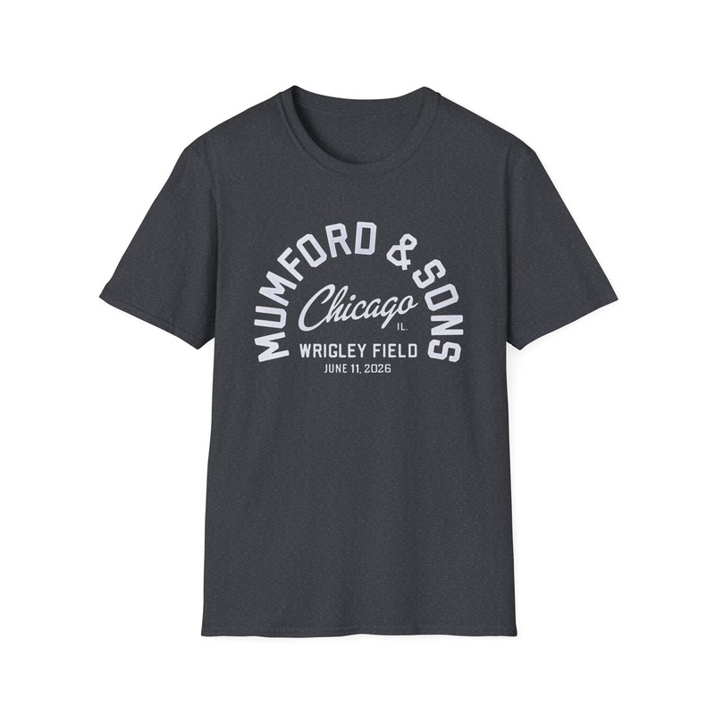Mumford & Sons Chicago T-Shirt | Wrigley Field Concert Tee