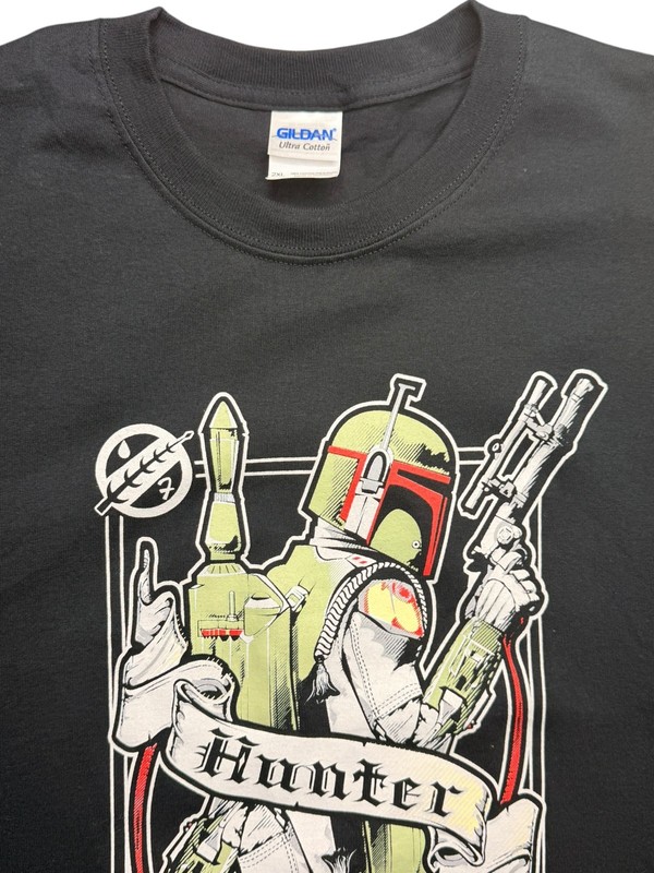 🔥 Star Wars Boba Fett T-Shirt Bundle Lot x 2 XL Mandalorian Hunter Tee Pack gallery