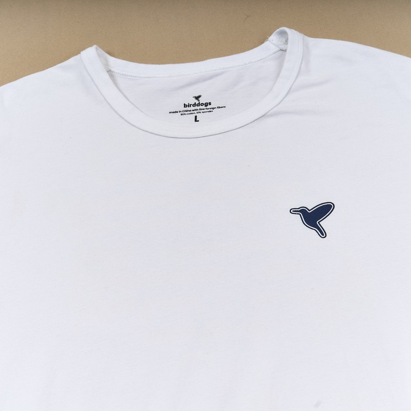 Birddogs T Shirt Mens L White Tropical Circle Logo Graphic Tee Cotton Crewneck gallery