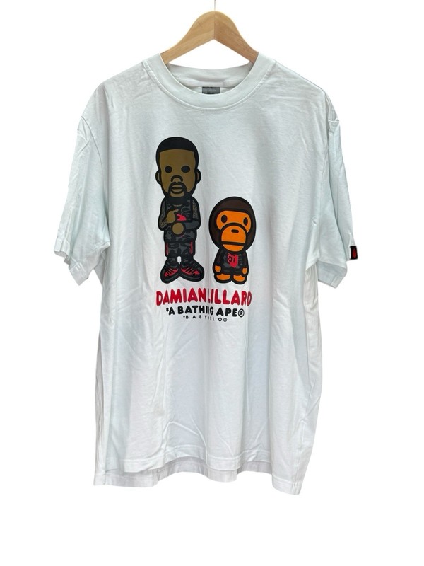 Adidas Bape X Dame 9 Baby Milo – Damian Lillard & The Baby Milo T-Shirt Sz XL