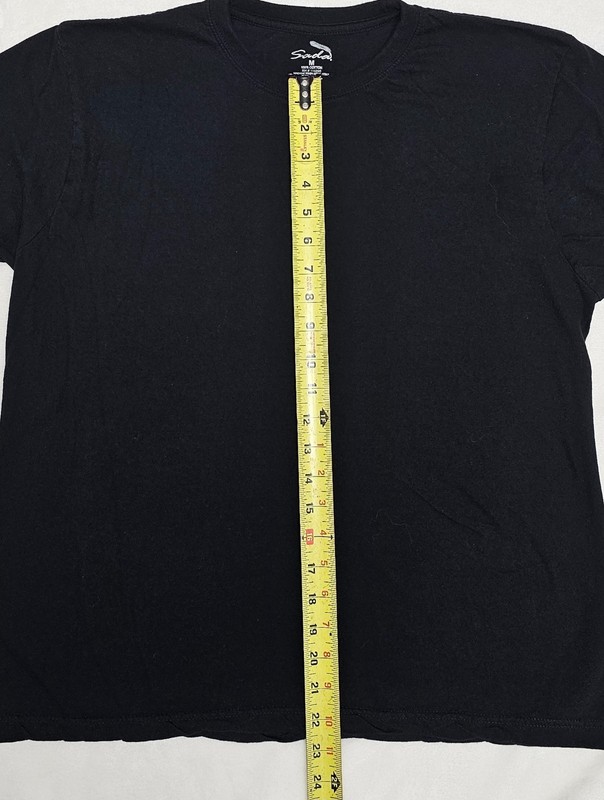 Lot of 3 - Sada Men's Short Sleeve T-Shirt Black 100% Cotton Crew Neck Size M gallery
