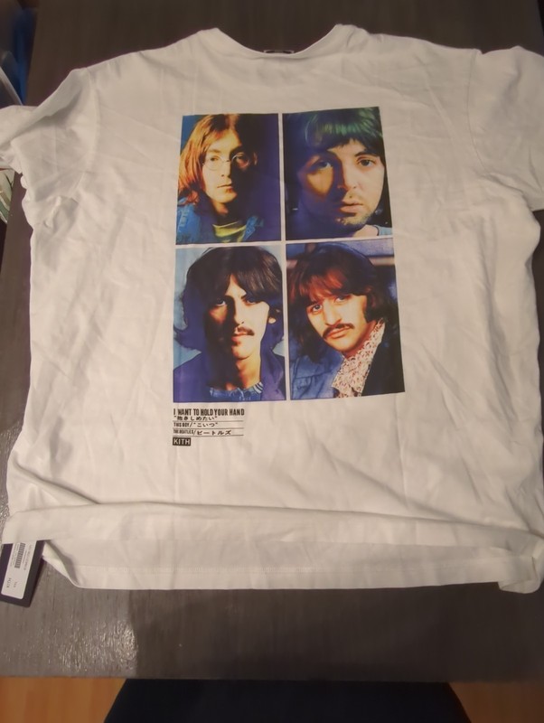 2018 Kith For The Beatles Portrait Vintage Tee Mens Size 2XL NWT
