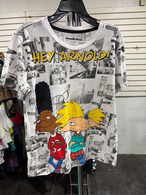 Nickelodeon Hey Arnold! and Gerald All Over Print Youth T-Shirt