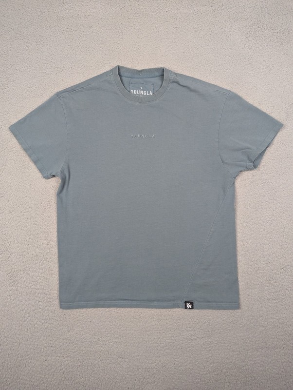 Young LA Ocean Green Light Sea Green Oversized Shirt Size S