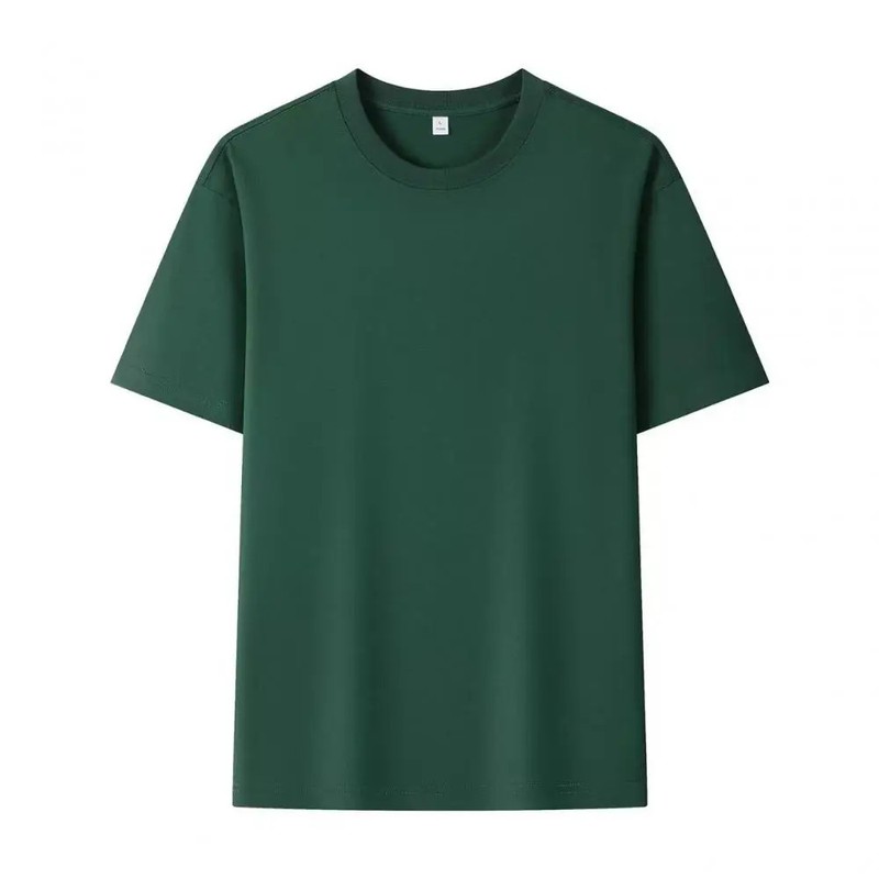 Summer 100% Pure Cotton Men’s and Women’s Casual Sports Loose Soft Short-sleeved