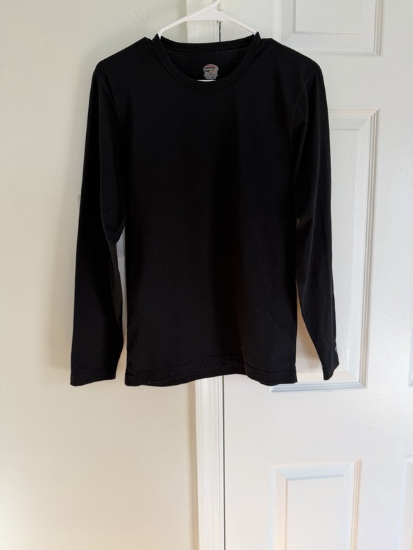 Duofold Thermal Shirt Mens M Black Polyester Knit Stretch Baselayer Ski Outdoor gallery