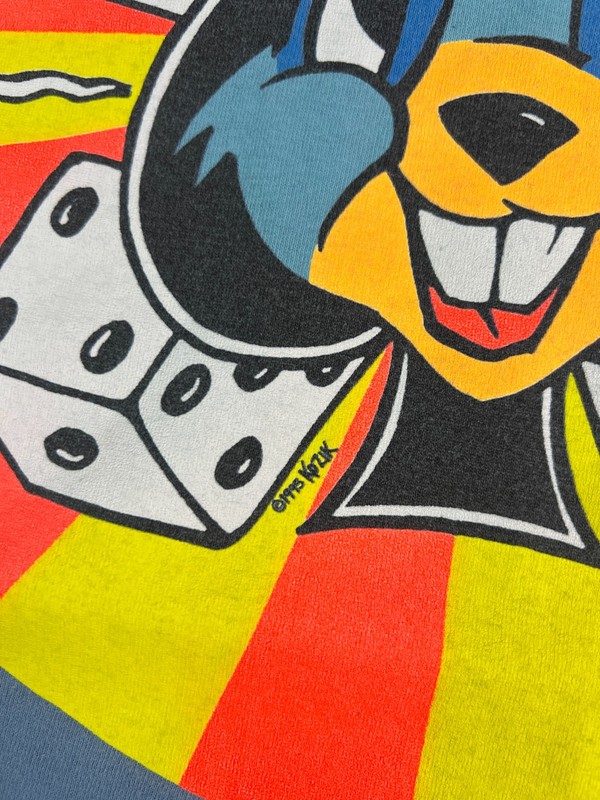 Vintage Frank Kozik Pop Art Loser Single Stitch Made in USA Blue T Shirt XL gallery