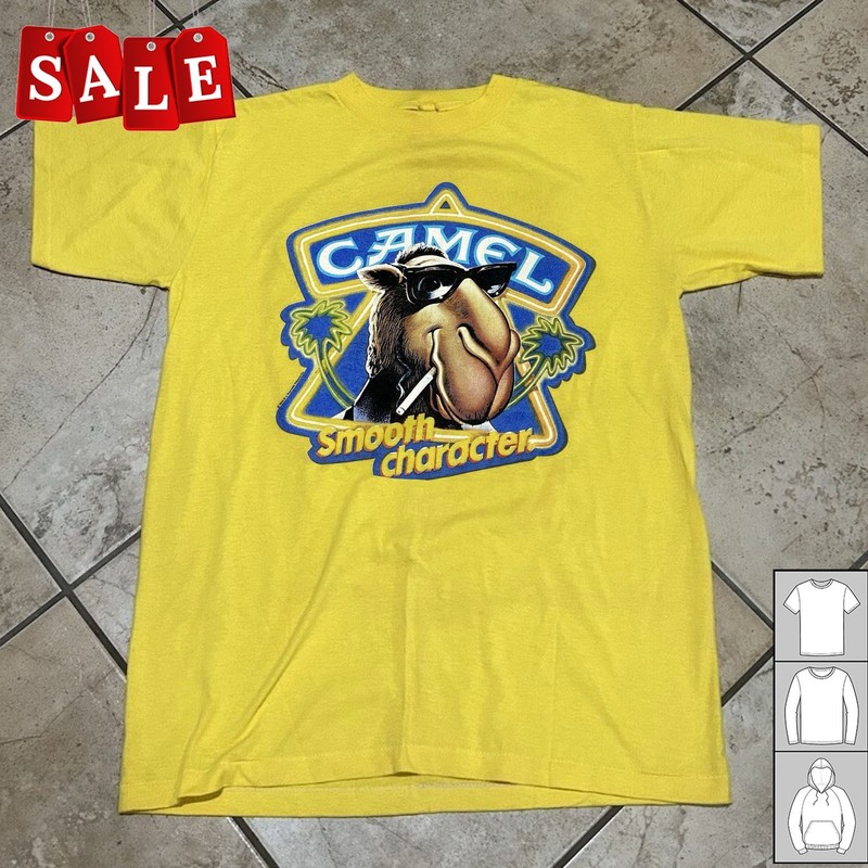 Vintage 80s Camel Cigarettes Pocket Gift For Fans Unisex All Size T-Shirt MD268
