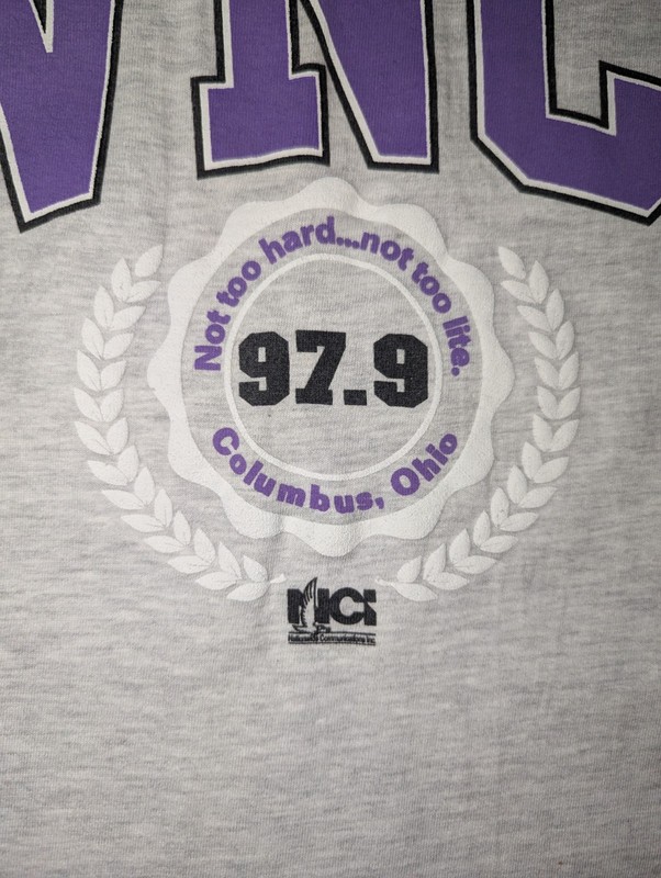 Vtg Radio Promo 97.9 WNCI shirt Hanes XL Morning Zoo Dave Jimmy Columbus Ohio gallery