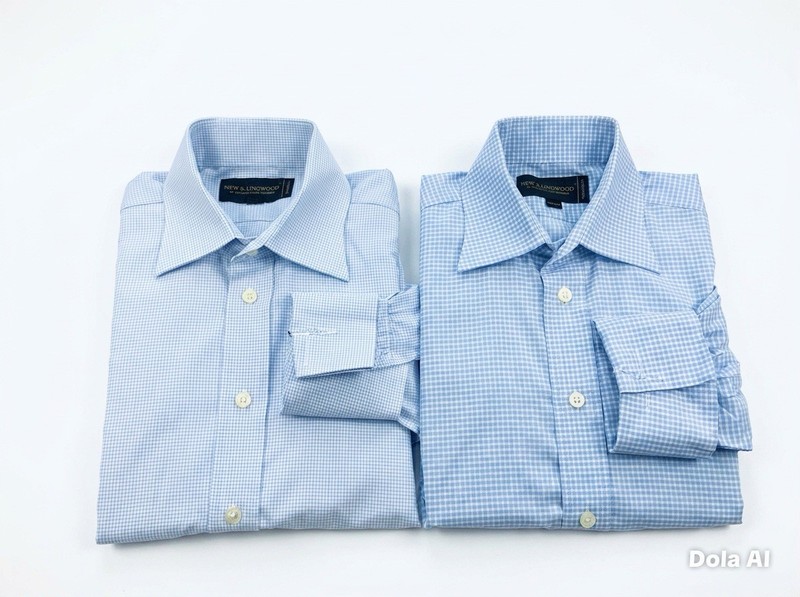 New&Lingwood Jermyn St Mens Shirts X 2 Tailored Fit 15.5 Double Cuff X 2