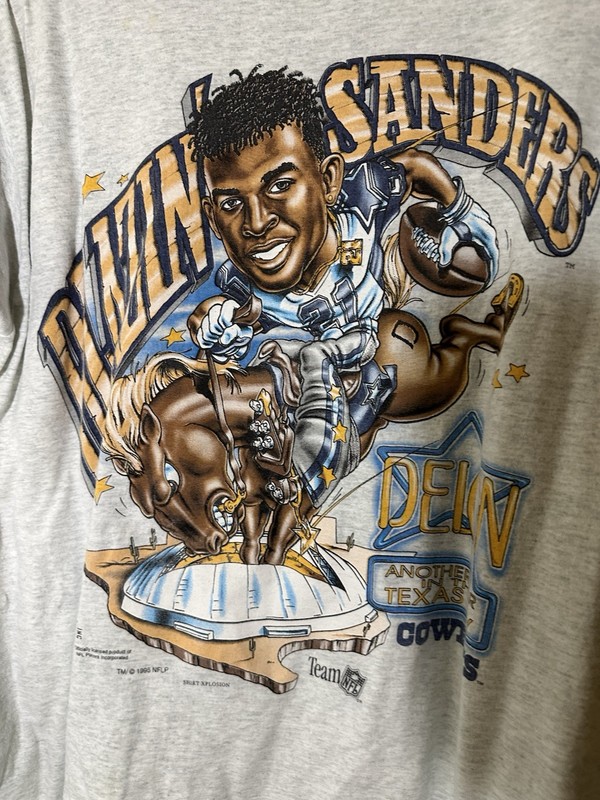 Vintage 1995 NFL Deion Sanders, Size L gallery