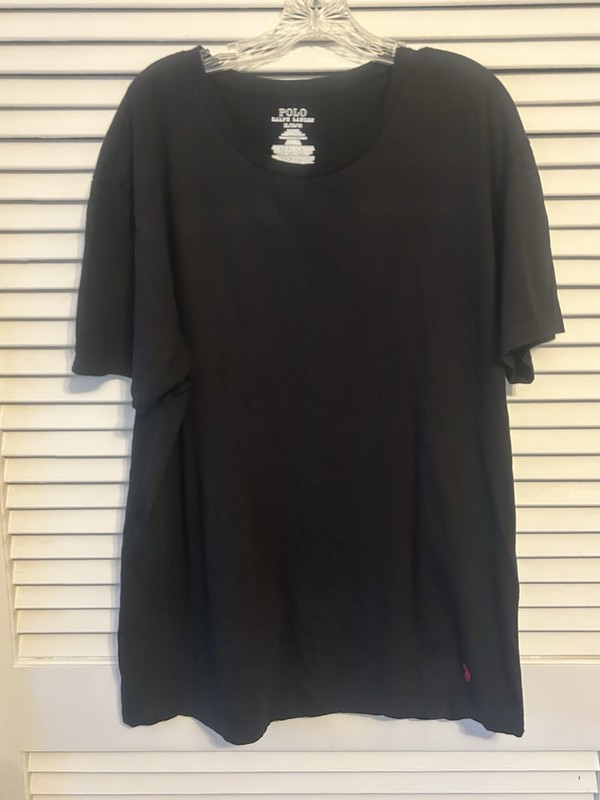 Polo Ralph Lauren Classic Fit Black Cotton Logo Men’s Short Sleeve T-Shirt XL