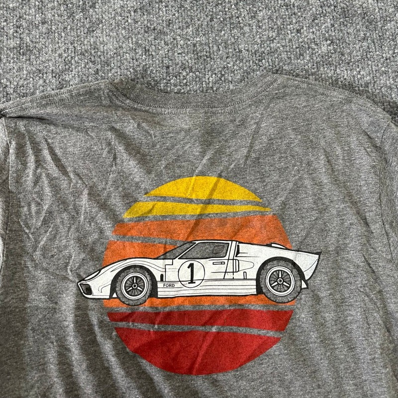 Ford T-Shirt Mens Size L Gray Ford Performance GT40 Racing Graphic Short Sleeve gallery