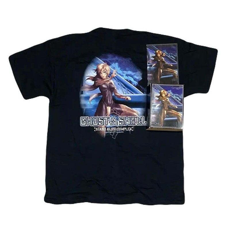 T Shirt Ghost in the Shell DVD Set Rare Vintage Anime Tee Collectible gallery