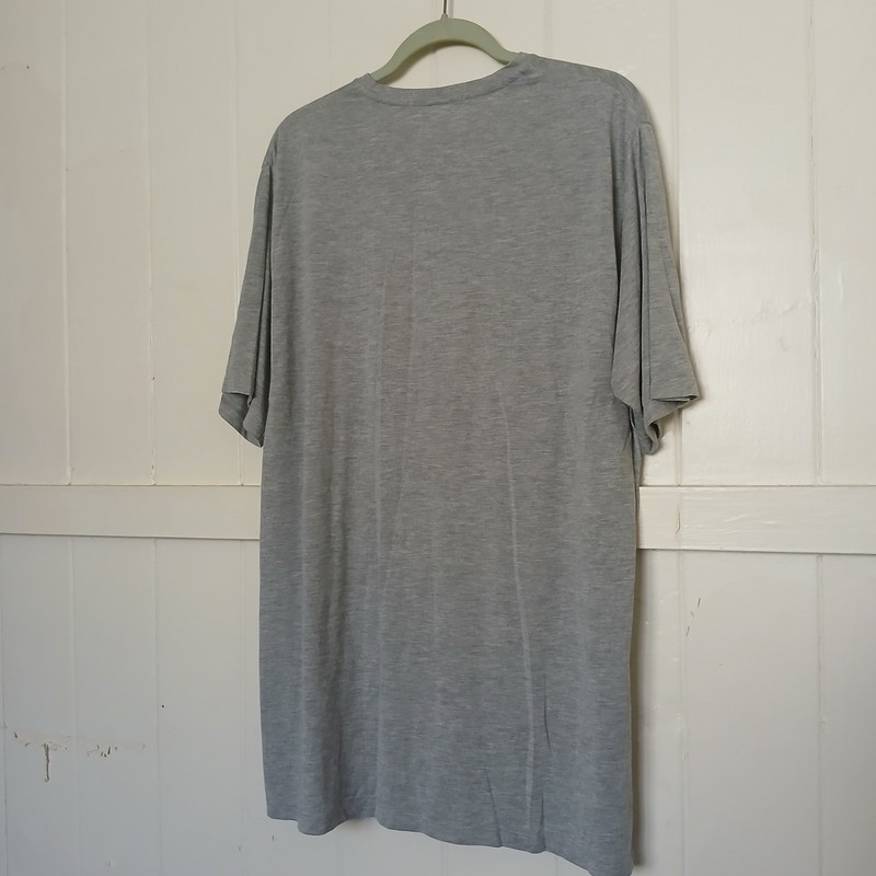 Sense of Place T-Shirt by Urban Research Japan Side Slits Gray Minimalist OS gallery