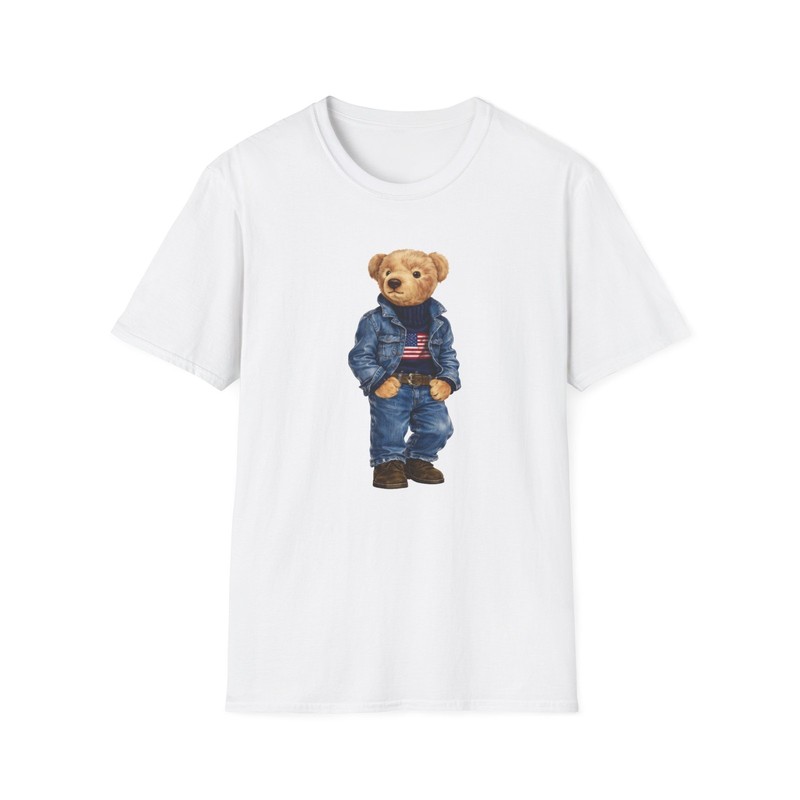 Polo Bear USA Unisex Shirt Cotton Luxury Inspired Tshirt Size XS-XL
