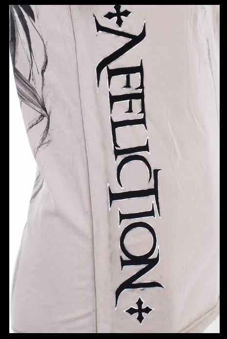$58 AFFLICTION Sand Black WALKING DEAD Short Sleeve Slim Fit T-shirt NWT gallery