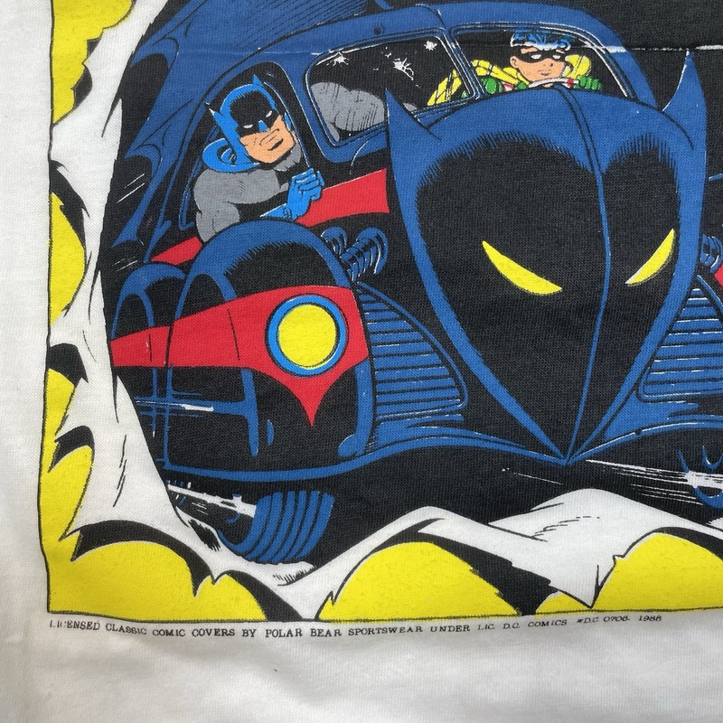 Vintage 80’s DC Comics Batman & Robin Graffiti Comic Art Tee Shirt Sz Medium gallery