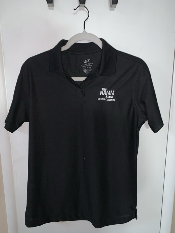 The Namm Show 2026 Staff Event Sound Control Polo Shirt Ladies Size Medium NEW