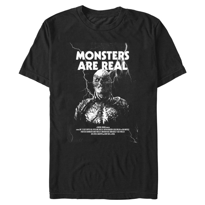 Men’s Stranger Things Lightning Vecna Monsters Are Real T-Shirt
