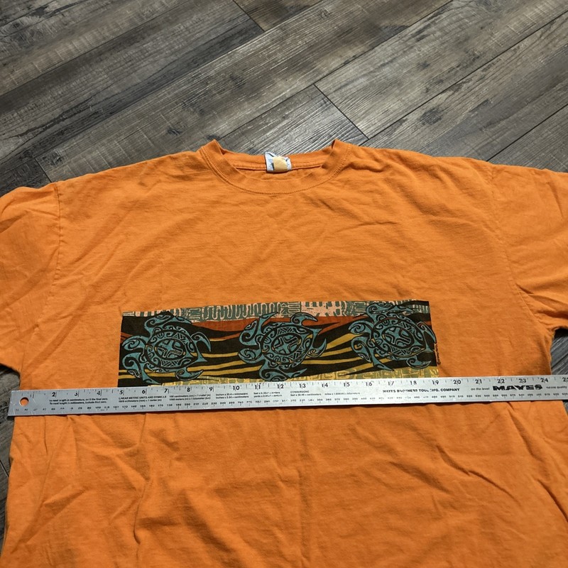 Crazy Shirt T Shirt Men's XXL Apricot Dyed Short Sleeve Hawaiian Surfer Beach gallery