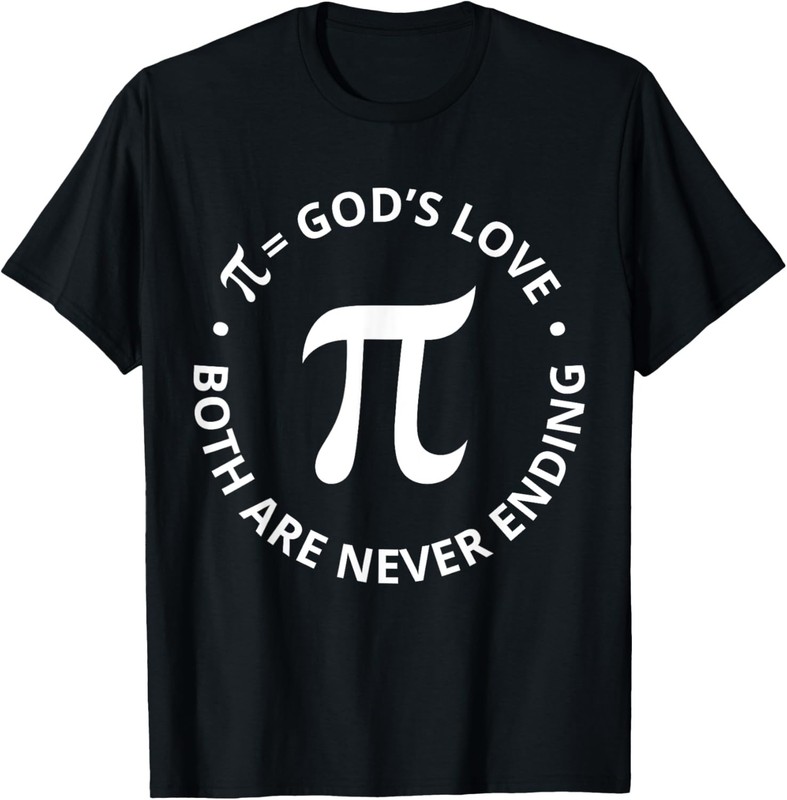 Pi Geek Nerd Christian Math Pi Day Gift T-Shirt