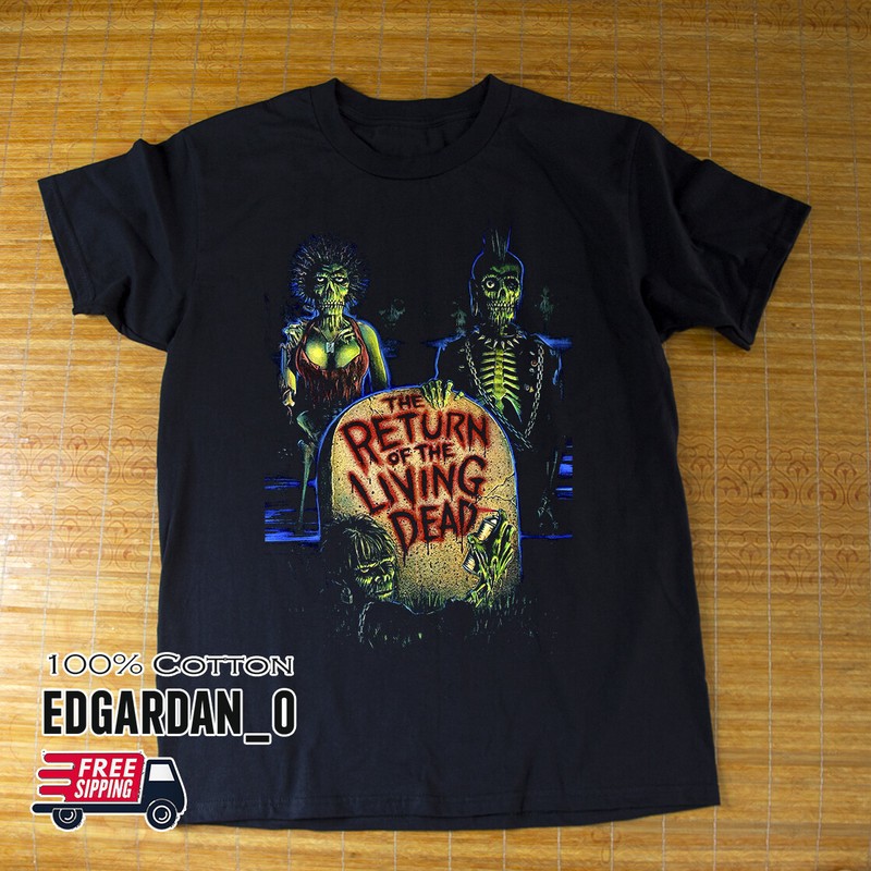 The Return of the Living Dead 80s Horror Zombie Movie T-shirt S-5XL