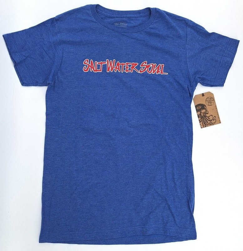 Salt Water Soul – Men’s Fishing Stripes T-Shirt