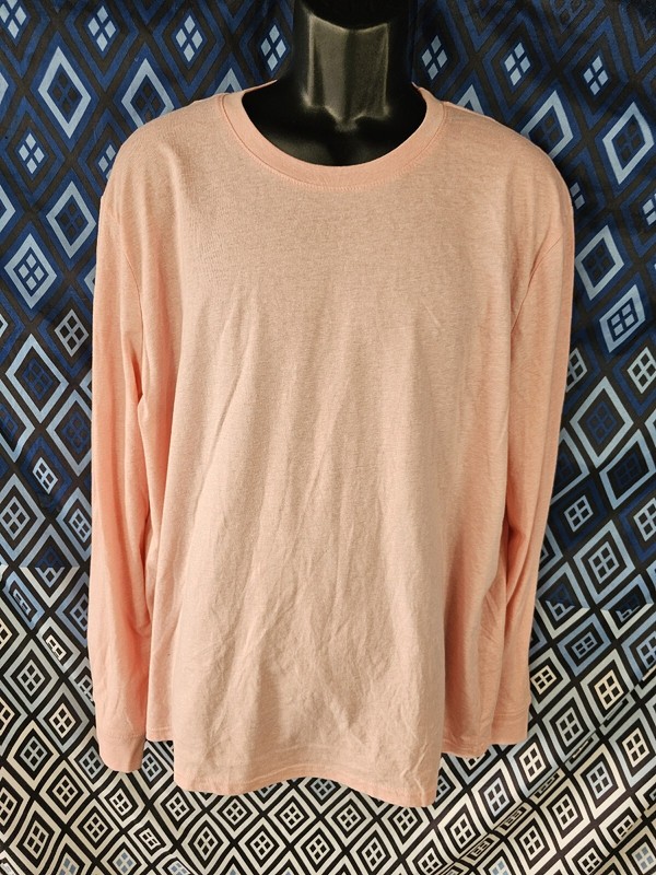 Sonoma Tshirt Men 2XL Pink Longsleeve Chest 48" Length 29" gallery