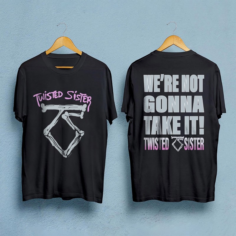 Vintage Twisted Sisters Merch We’re Not Gonna Take It 90s T-shirt