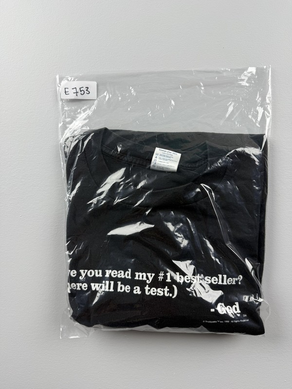 Vintage 1999 Delta Shirt Mens 2XL Black GodSpeaks Best Seller Tee Christian gallery