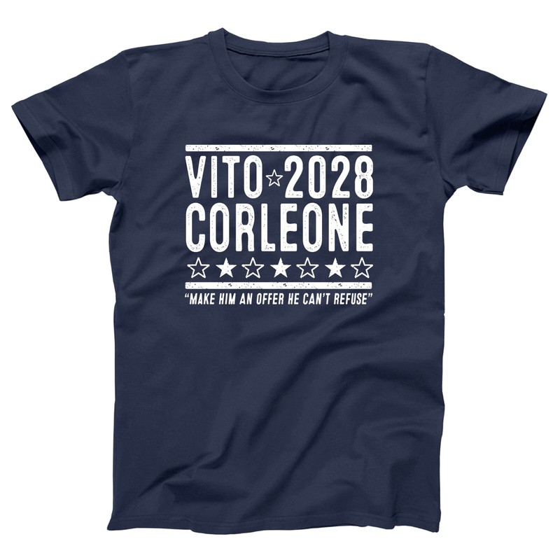 Vito Corleone 2028 Election funny italy godfather movie Xs-5x Unisex Soft Tshirt
