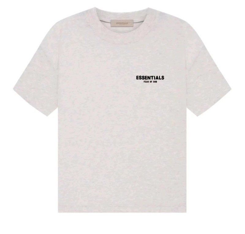 Fear of God Essentials T-Shirt SS22 Light Oatmeal - 100% Authentic Brand New gallery