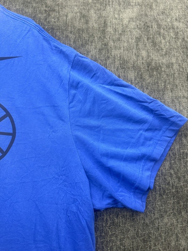 Nike Elite Dri-Fit T-Shirt Mens 3XL Blue Graphic Cotton Short Sleeve Casual gallery