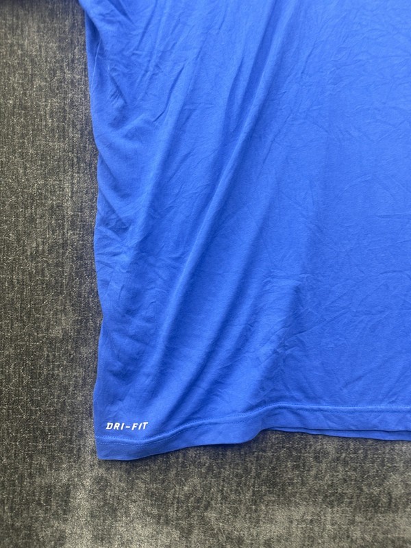 Nike Elite Dri-Fit T-Shirt Mens 3XL Blue Graphic Cotton Short Sleeve Casual gallery