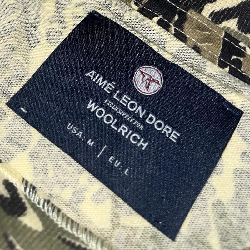 Aimé Leon Dore Woolrich SS Terrain Tee CAMO Size Medium gallery