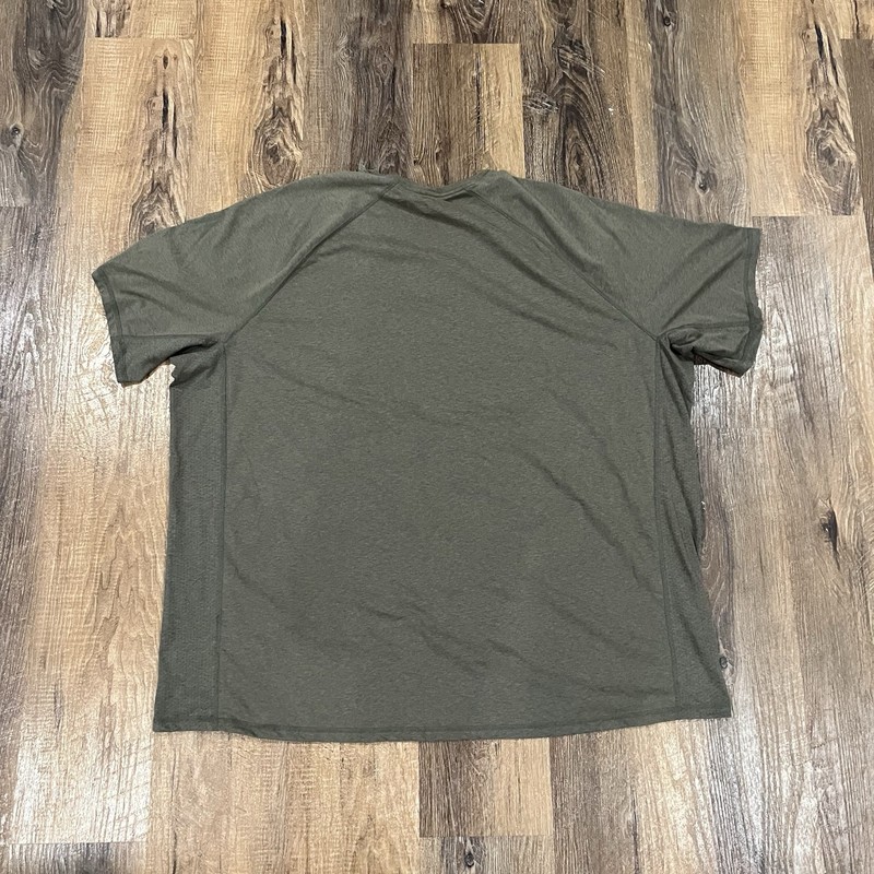 Carhartt Force Pocket T-Shirt Mens 4XL Olive Green Army Relaxed Fit TK6652-M gallery