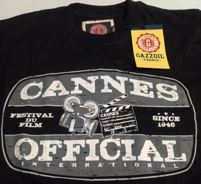 New Gazzoil Cannes Official International Film Festival Film Since 1946 T-Shirt gallery