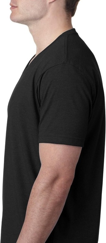 Next Level Men's CVC Combed Baby Rib Knit V-Neck T-Shirt gallery