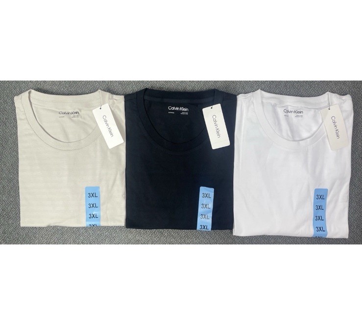 Calvin Klein Men’s Dress Tee in Beige, Black or White Pick Your Size S-3XL NWT gallery