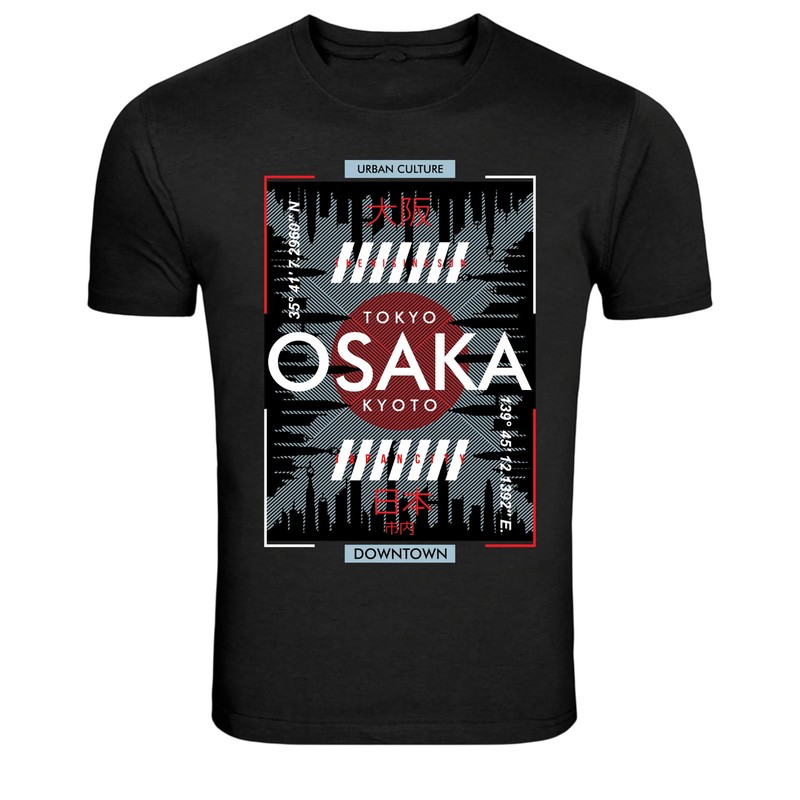 Osaka Tokyo Kyoto Japan City Graphic T-Shirt