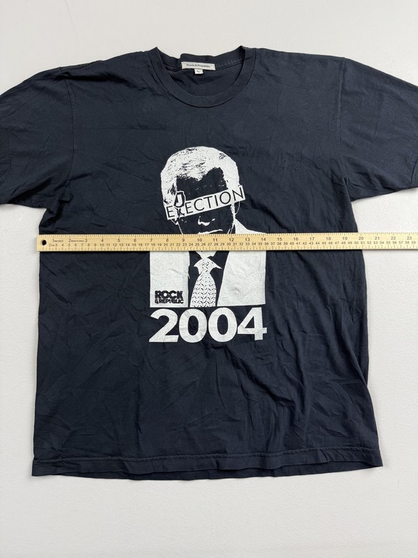 Vintage Rock & Republic Shirt Mens Large Black 2004 Election Graphic Tee Top gallery