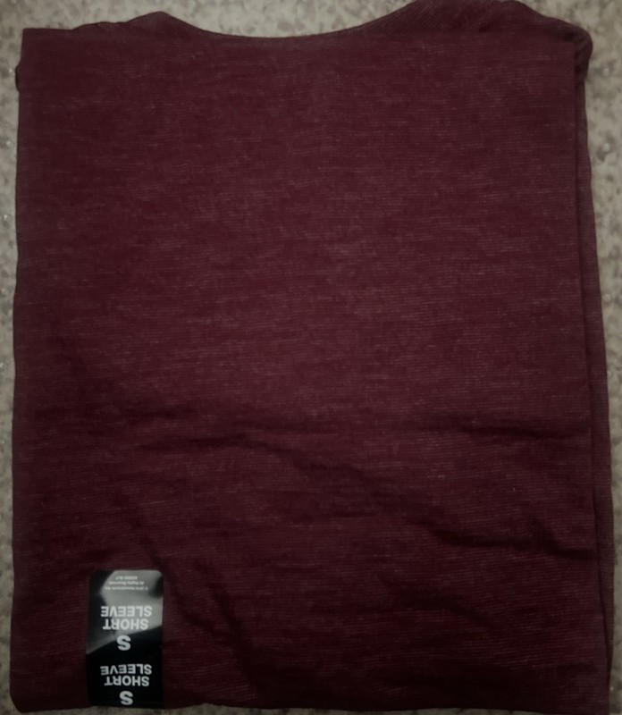 Hanes Ultimate X-Temp T-Shirts S Cranberry Tart Heath New Sealed gallery